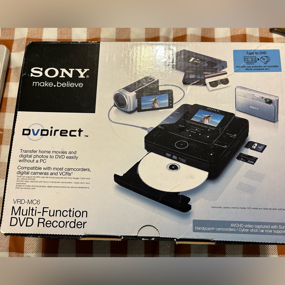 Media to DVD multifunction dvd recorder